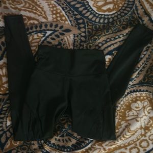 Aerie mesh leggings with mesh holes